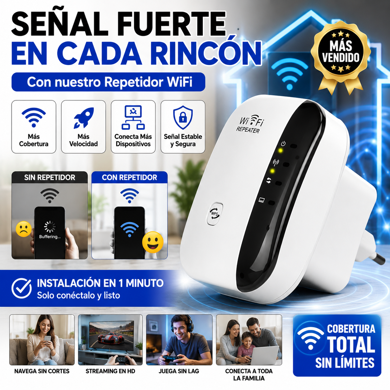 Signalz - Repetidor de señal Wi-FI