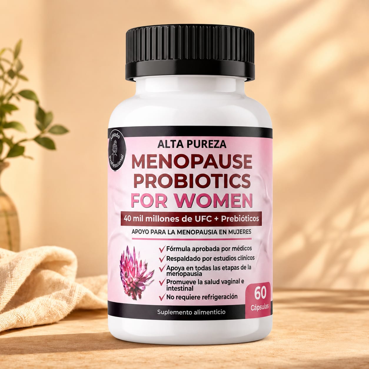 FloraFerm "Probióticos Menopausia Alta Pureza 60 Cp