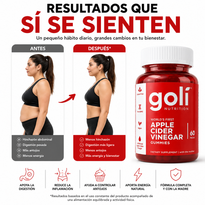 Goli Gomitas con Vinagre de manzana